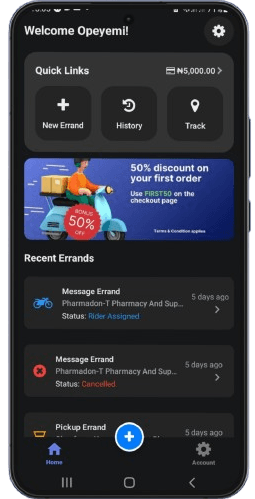 CITY ERRAND mobile preview